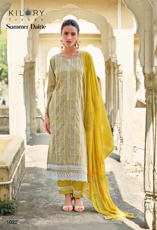 Kilory Summer Dairie Lawn Cotton Salwar Kameez Collection